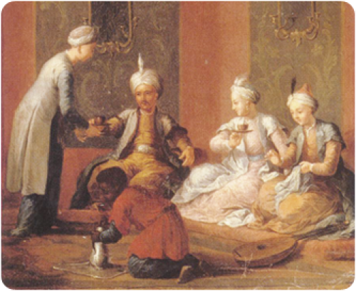 Kaffa, qahwah or kahawa.