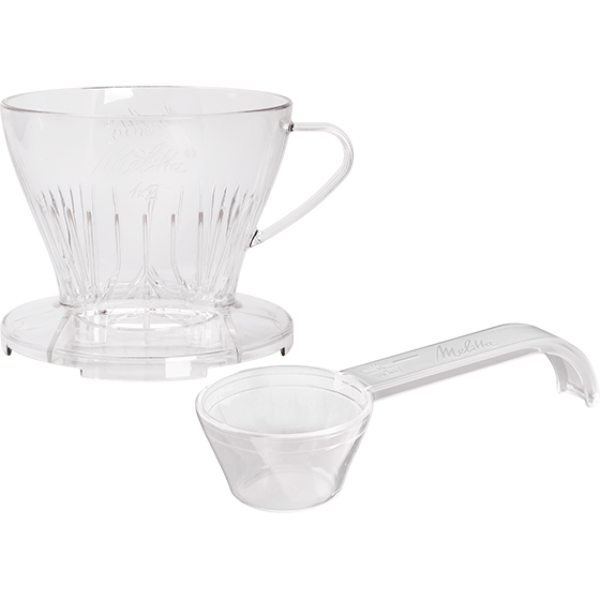 Trắng - Phin lọc cà phê 1x2 Premium Clear